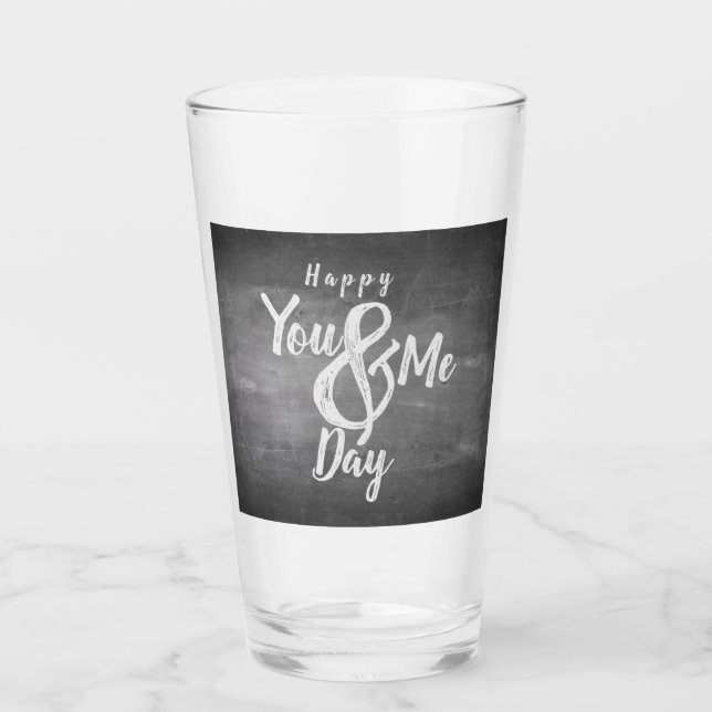 Verre Salutations anniversaire en mode tableau de bord (Devant)