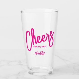 Verre Salutations Filles Galentines