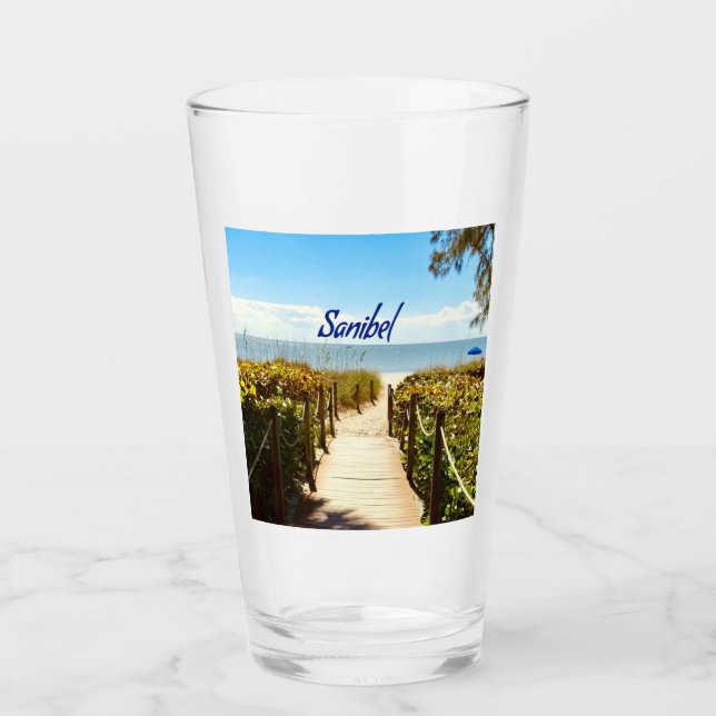 Verre Sanibel Island Floride Plage Océan (Devant)