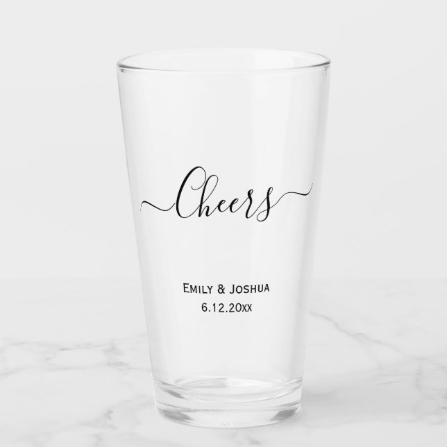 Verre Santé | Mariage de nom de chambre de mariée person (Devant)