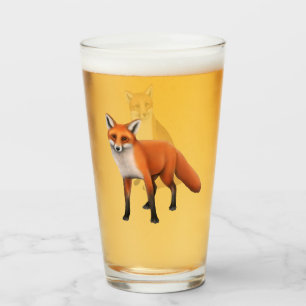 Verre sauvage de culbuteur de Fox rouge