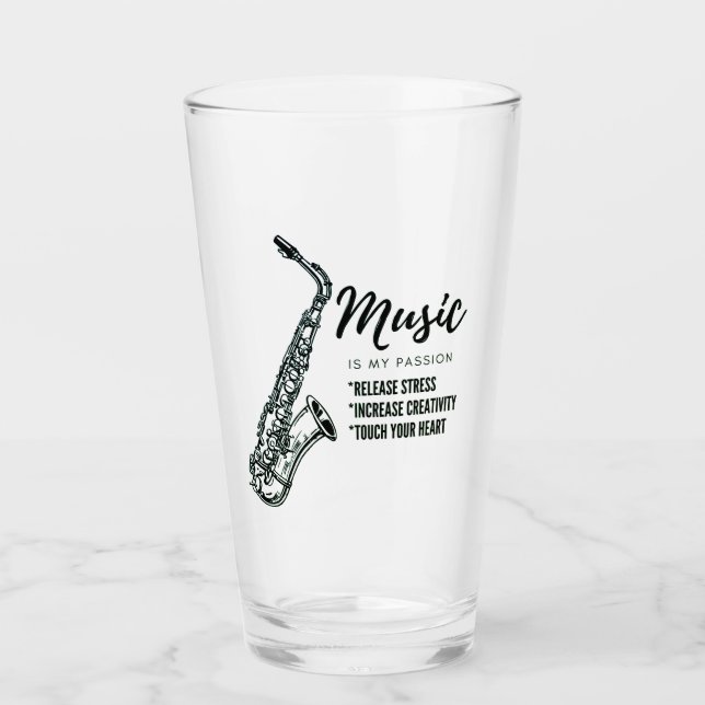 Verre saxophone (Devant)