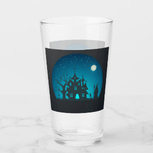 Verre Scary and Fun Blue and Black Haunted House