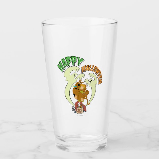Verre Scooby-Doo | Bonne Halloween (Devant)