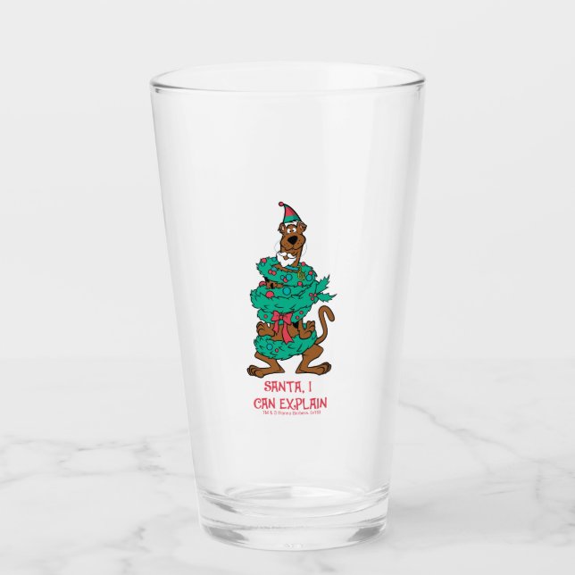 Verre Scooby-Doo Wrapped in Wreaths (Devant)