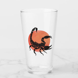 Verre Scorpio, signe zodiaque