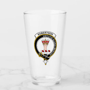 Verre Scottish Robertson Modern Clan Crest Scottish Beer