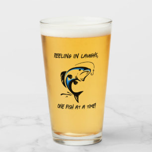 Verre "Se désaltérer en riant... - Bière de pêche