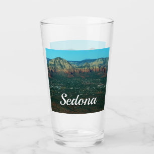 Verre Sedona et Coffee Pot Rock vus d'en haut