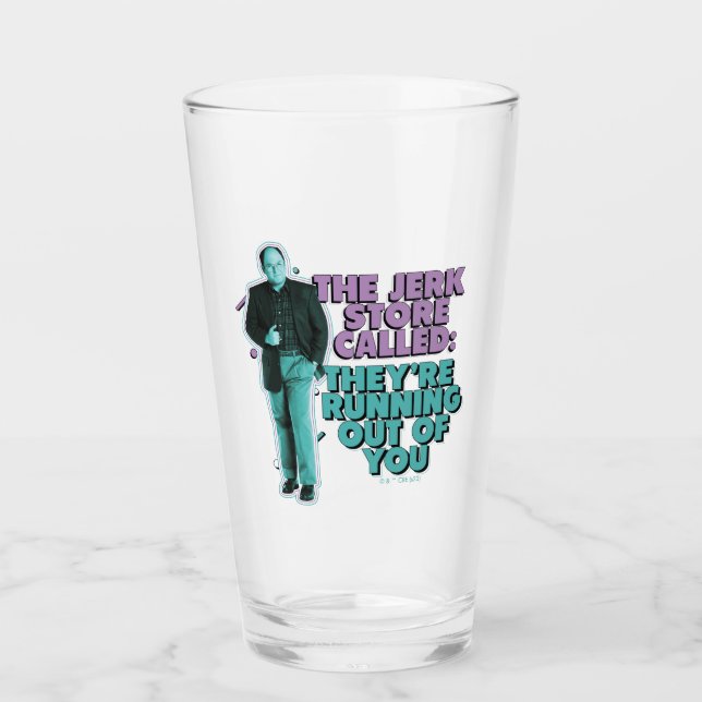 Verre Seinfeld | George Costanza "The Jerk Store Called" (Devant)