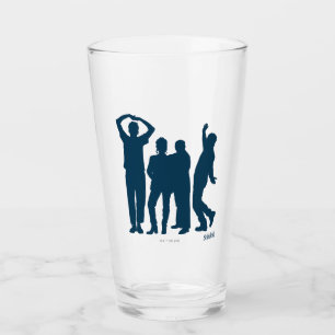 Verre Seinfeld   Graphique de silhouette de groupe