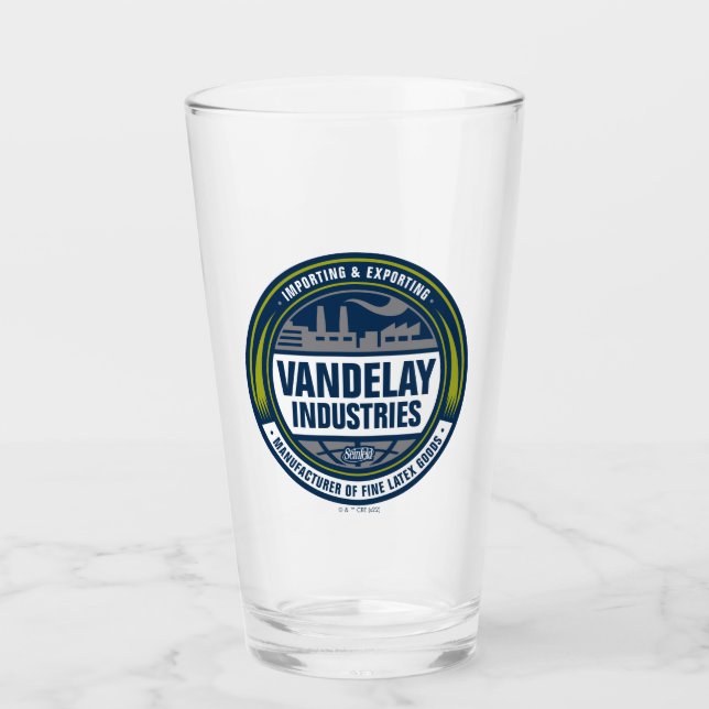 Verre Seinfeld | Logo de Vandelay Industries (Devant)