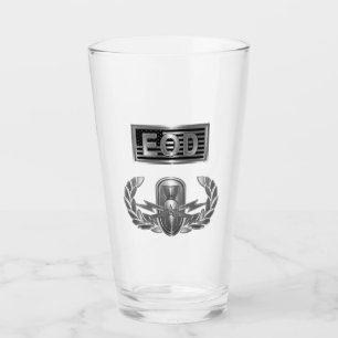 Verre "Senior EOD" avec drapeau américain personnalisé