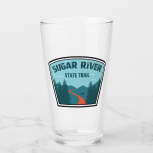 Verre Sentier d'État de la rivière Sugar Wisconsin