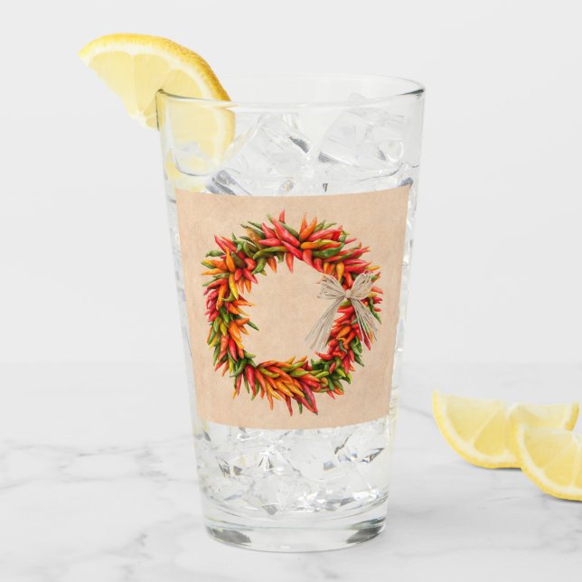 Verre Serre-couronne Ristra dans le sud-ouest du Chili (Devant glace)