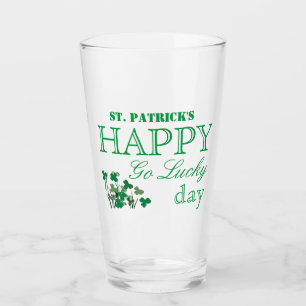 Verre Shamrock de canard Happy Go Lucky St Patrick's Day