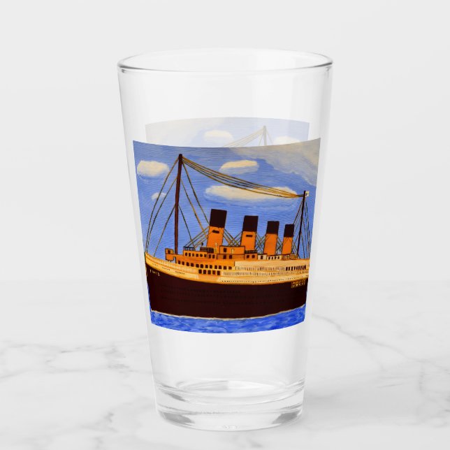 Verre Ship Titanic  (Devant)