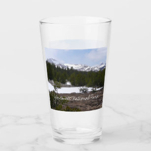 Verre Sierra Nevada Montagnes et neige à Yosemite