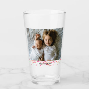 Verre simple ajouter votre texte photo couleur étoiles t