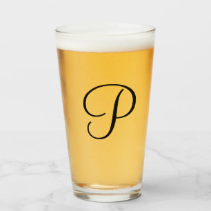 Verre simple minimum ajouter votre texte monogramme phot