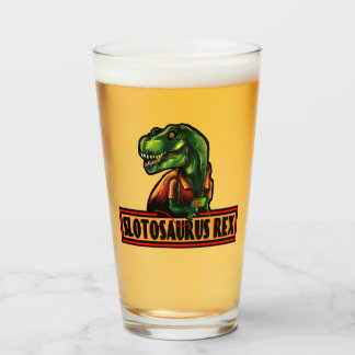 Verre SJ Slotosaurus Rex Pint Glass