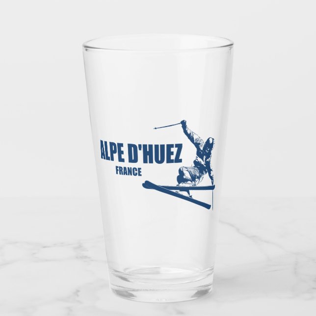 Verre Ski Alpe d'Huez France (Devant)