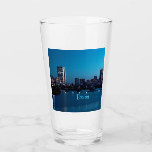 Verre Skyline de Boston Massachusetts City