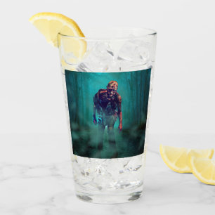 Verre SlipperyJoe terrifiante figure de zombie isolée om