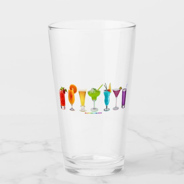 Verre SlipperyJoe's cheers alcools cocktails LGBTQIA gay (Devant)