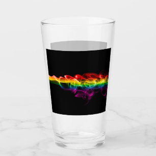 Verre SlipperyJoe's fumée vif arc-en-ciel célébré