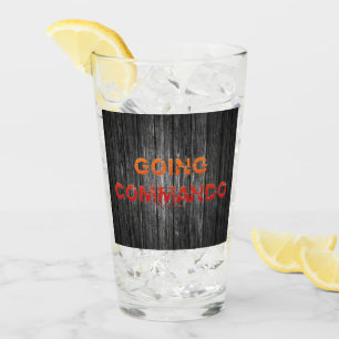 Verre SlipperyJoe's Going Commando audacieuse lettre ora