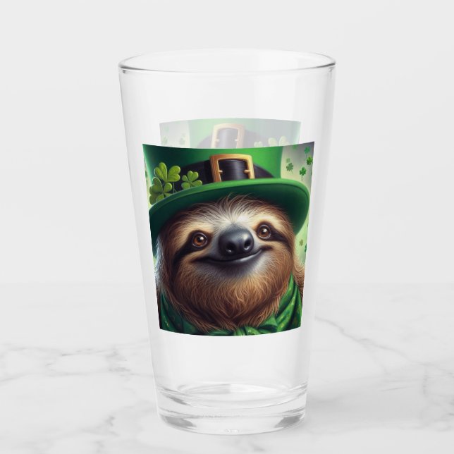 Verre Sloth St Paddys Day (Devant)