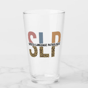 Verre SLP Discours Pathologiste Typographie Empreinte de