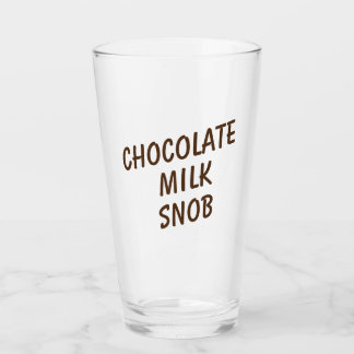 Verre Snob au lait de chocolat