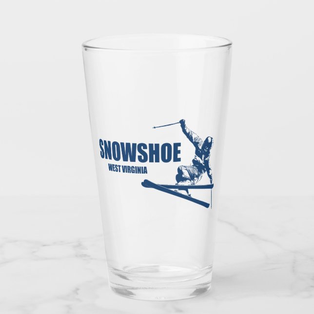 Verre Snowshoe Mountain West Virginia Skier (Devant)
