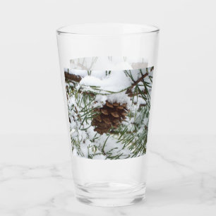 Verre Snowy Pine Cone I