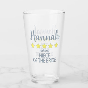 Verre Soirée de mariage et de mariage 5 étoiles nièce de