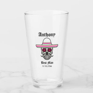 Verre Sombrero Sugar Skull  Meilleur Mariage cadeau de M