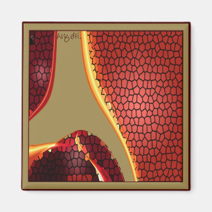 Verre souillé - aimant de canneberge