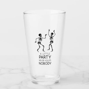 Verre Squelettes d'Halloween contemporains