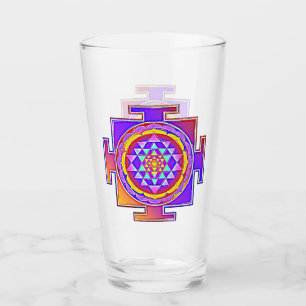 Verre Sri Yantra - Symbole hindouiste Design 1