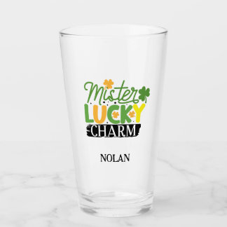 Verre St. Patrick's Day Mr Lucky Charm Green Irish Beer