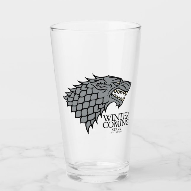 Verre Stark Sigil - L'Hiver Arrive (Devant)