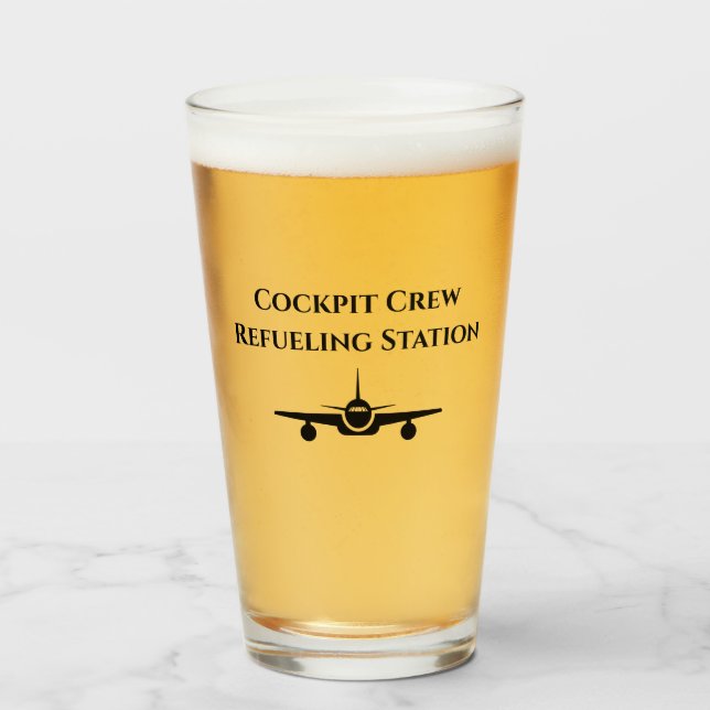 Verre Station de ravitaillement de l'équipage du poste d (Devant (rempli))