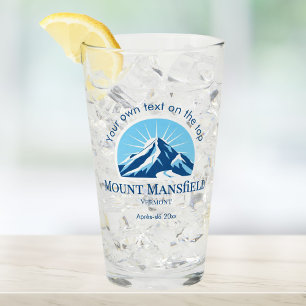 Verre Station de ski de Mount Mansfield Vermont boit de