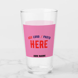 VERRE STYLISH MODERNE PERSONNALISABLE ROSE VÉRIFIÉ MARQU