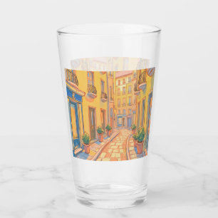 Verre Sunny European Street Architecture confortable Art