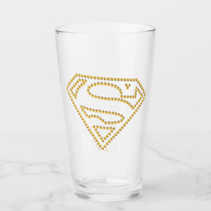 Verre Supergirl Studded S-Shield