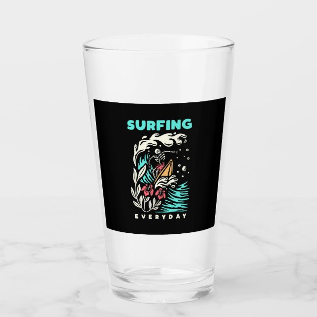 Verre Surf tous les jours (Devant)