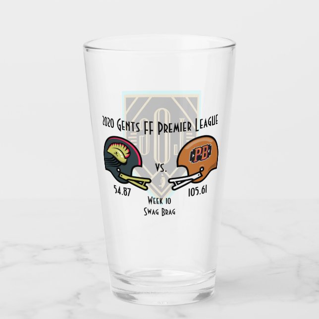 Verre SwagBrag10 Cad / Peaky Pint Glass (Devant)
